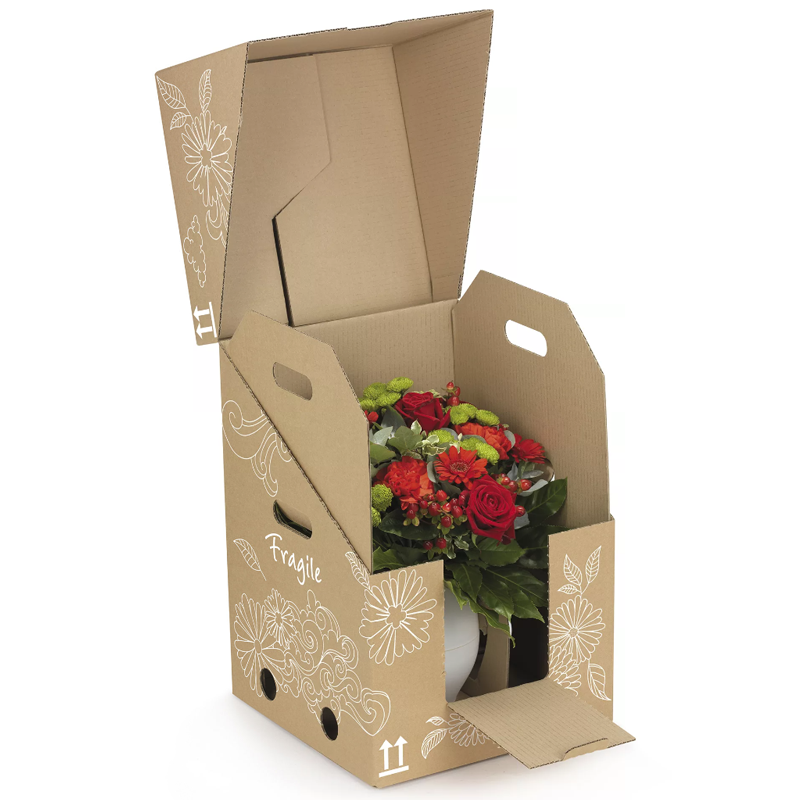 Carton pour pot de fleurs